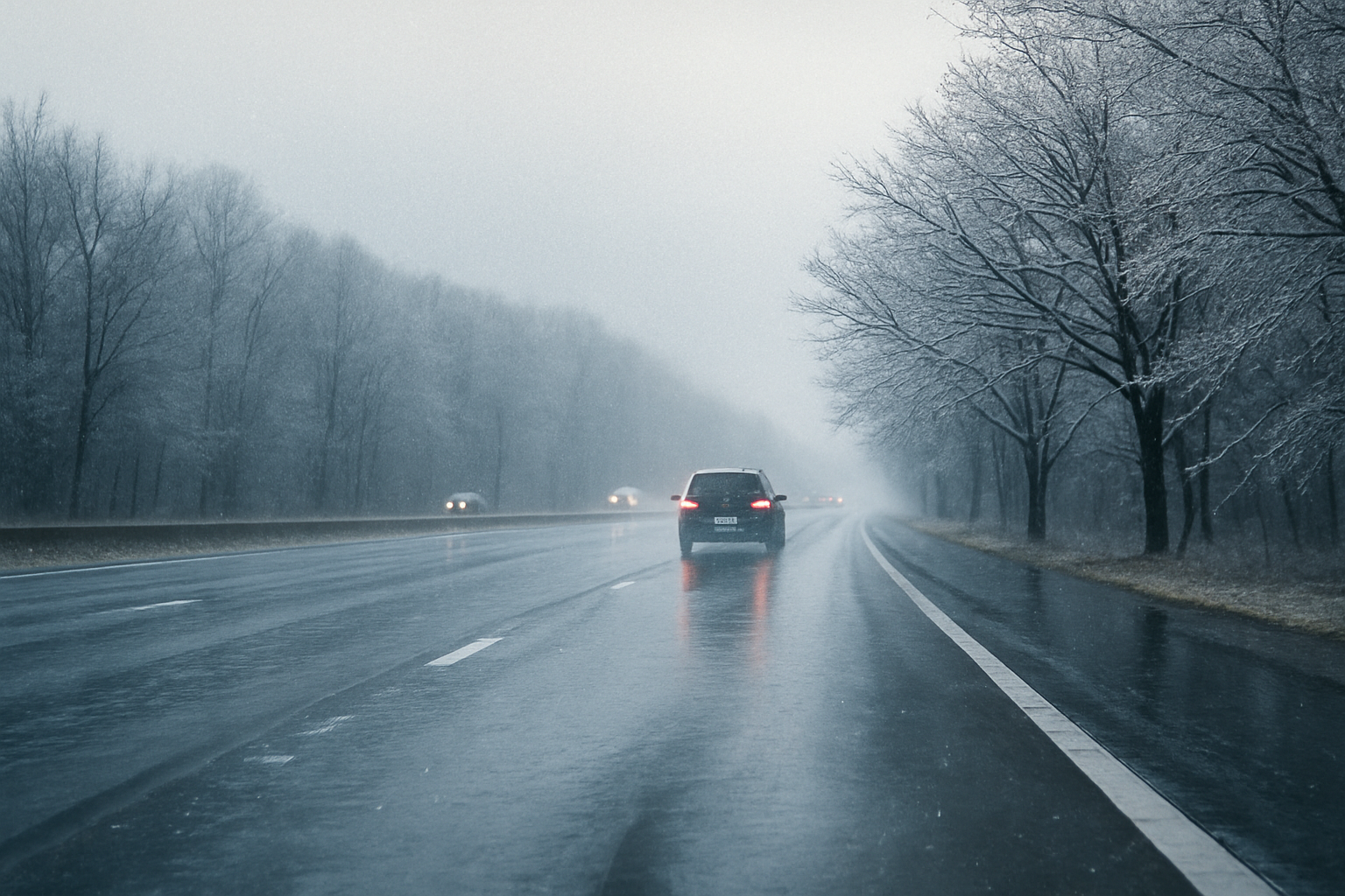 Light freezing rain possible overnight; Virginia State Police urge caution on the roads