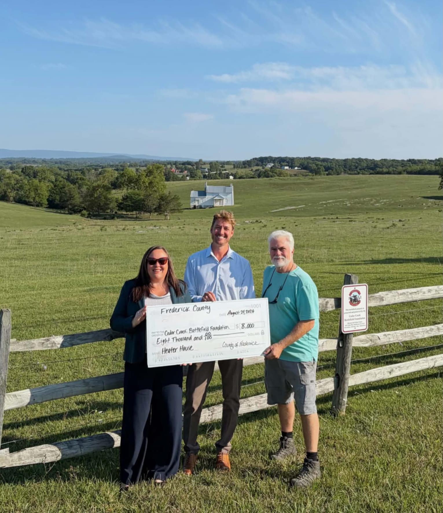 Cedar Creek Battlefield Foundation Begins Phase Two Repairs at Historic Heater House